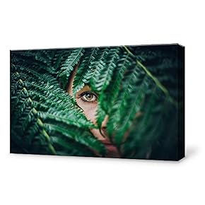 SIGNFORD Canvas Wall Art Green Nature Series Bathroom...