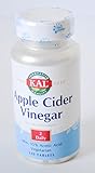 Kal Apple Cider Vinegar Dietary Supplement Min. 35% Acetic Acid Vegetarian 120 Tablets