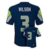 Outerstuff Russell Wilson Seattle Seahawks Youth Navy Jersey X-Large 18/20