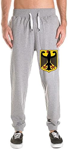 Mens Coat Of Arms Of Germany National Emblem Elastic Bottom Long Soccer Jersey Pants Sweatpants Sportswear Activewear Harem Trousers Sweats With Pockets