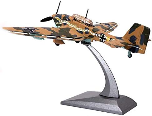 German stuka JU-87 diving bomber combat aircraft die-cast metal airplane model toy for collecting gifts, children decoration 1/72