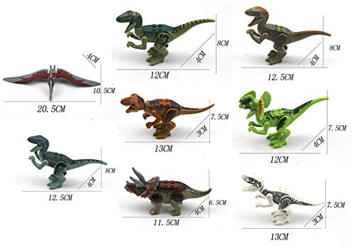 image for Burst 41pc Dinos Toy, Dinosaur Building Blocks Figures Toys,Jurassic P