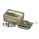 Children's Mini Toy Tank In A Vintage-Style Tin Box