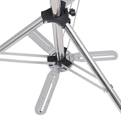 Koval Inc. Adjustable Metal Mannequin Tripod Stand for Hair Salon Cosmetology with Lightweight Carry Bag - Thumbnail 2