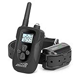 PESTON Dog Shock Collar, Dog Training Collar Remote - Rechargeable Waterproof, Dogs (10Lbs - 100Lbs)