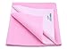 Cozymat Waterproof, Breathable, Reusable Mat/Underpad/Absorbent Sheets/Mattress Protector (Size: 70 x 50 Centimeter, Pink)
