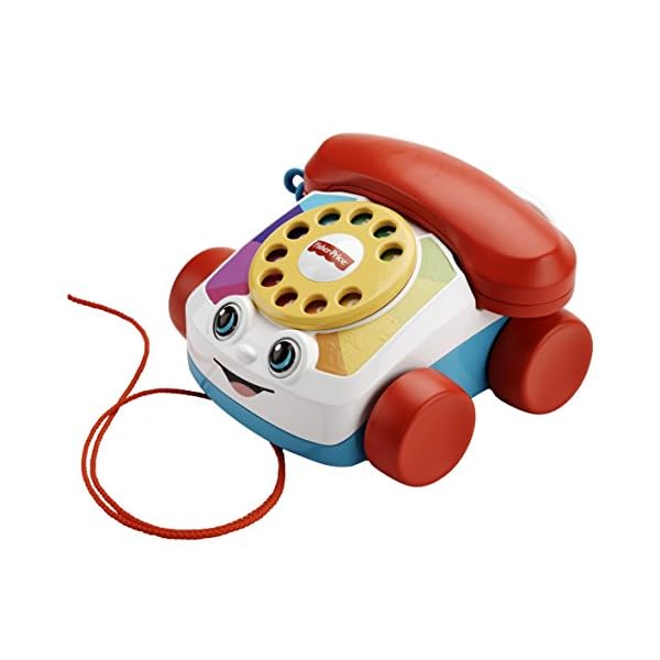 Fisher-Price-DYM76-Laugh-and-Learn-Sweet-Manners-Tea-Playset-FGW66-Chatter-Telephone-Toddler-Pull-Along-Toy-Phone-with-Numbers-and-Sounds-for-1-Year-Old Fisher-Price Laugh & Learn Sweet Manners Tea Set, interactive toddler role-play toy with Smart Stages learning content…