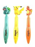 Pokemon Clicker Pens (3 Pack) - Pikachu, Charmander, Bulbasaur
