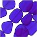 Cultured Sea Glass Flat Freeform Beads 18-28mm - Cobalt Blue (5 Piece Strand)