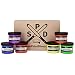 Ecotex Ink Color KIT - Primary Plastisol Ink and Fluorescent Ink for Screen Printing 6 Colors - 8 Oz Bottles (Fluorescent)