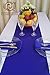 Parfair Dessin Pack of 5 Satin Table Runners 12 x 108 inch for Wedding Banquet Decoration, Bright Silk and Smooth Fabric Party Table Runner - Royal Blue