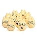 Kimkoala Miniature Emoji Figurines, 12 Pcs Resin Mini Cartoon Action Twittering Expression Figures Totoro Chibi Dolls For Fairy Gardening Micro Landscape Potted Decoration Terrarium Supplies
