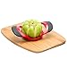 8-Blade Apple Slicer Corer Cutter Wedger Divider by Alpha & Sigma - [Includes Free eBook] - Ultra Sharp Stainless Steel Blades & Ergonomic Rubber Grip Handle