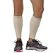 Zensah Running Leg Compression Sleeves – Shin Splint, Calf Compression Sleeve, Made in USA for Sports, Travel, Men and Women (Beige, Large/X-Large)