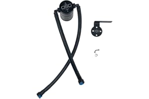 J&L Oil Separator Co. 3.0 Oil Separator Compatible with 2019-2024 Chevy Silverado/GMC Sierra 1500 5.3L/6.2L & 2021-2024 Chevy Tahoe, Suburban, & GMC Yukon/Yukon XL 5.3L/6.2L Driver Side (Black)