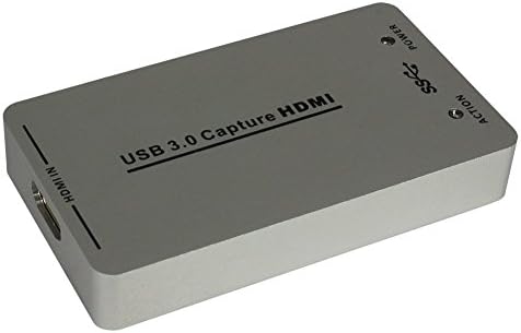 HiAlien 36HU HDMI Video Capture dongle HDMI to USB 3.0 1080P Video and Audio Capture Device for Xbox PS3 PS4 DVD, Video Game Recorder Compatible with Win7/8/10 Mac Linux OS