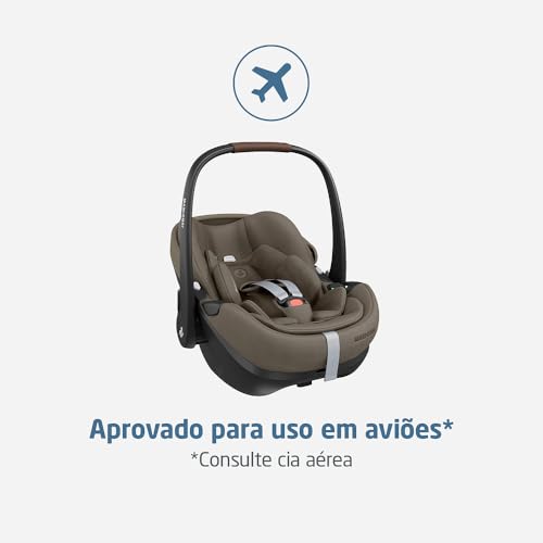 Bebê Conforto Maxi-Cosi, Pebble Pro², com Base Familyfix, Giro 360° Isofix, Twillic Truffle