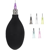 Cabilock Pottery Glaze Squeeze Bottle Precision Applicator Tip Bottle for Ceramic Decoration Fine Clay Glazing Pottery Accessories 4.33 inch 6 Needles Connector
