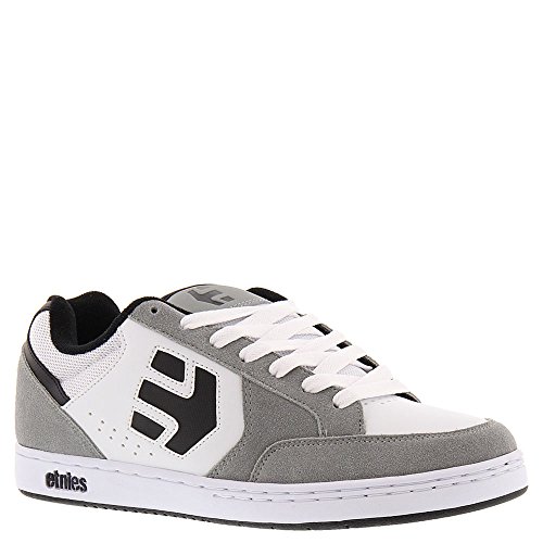 Etnies Men's Swivel Skateboarding Shoe, Grey/White, 11 M US