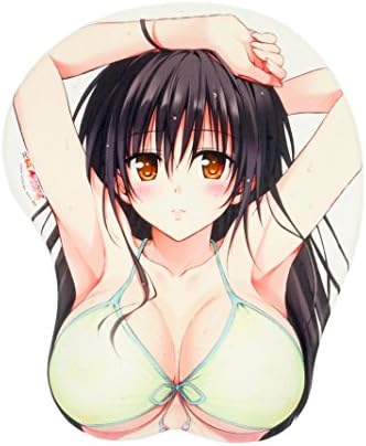 Tangibler®3D Anime Wrist Rest Mouse Pad(8''×10''×1.4'')/ Anime Game Girl Big Breast Cosplay Sexy Beauty Silicone Mouse Pads (025)