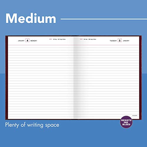 2021 Diary by ATAGLANCE, Standard Daily Diary, 71/2" x 91/2