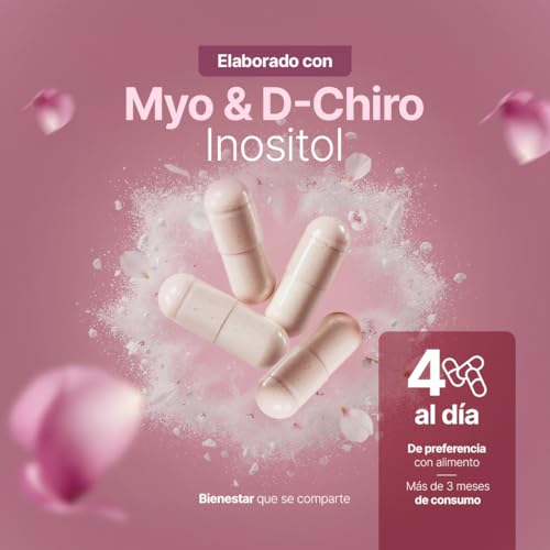 B Life Myo y D-Chiro Inositol | Ratio 40:1 | 400 cápsulas | 2000 mg por porción | Ingredientes Naturales | Myo & D-Chiro Inositol Platinum.