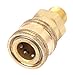 Forney 75126 Quick Coupler Male Socket, 1/4inch M-NPT, 5,500 PSI