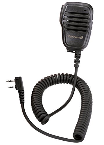 2 Pack Compact Speaker Mic with Kevlar Reinforced Cable for Baofeng Radio BF-F8HP BF-F9 UV-82 UV-82HP UV-82C UV-5R UV-5R5 UV-5RA UV-5RE UV-5X3 V2+ and TYT Wouxun Kenwood Radio, Speaker Microphone - Thumbnail 5