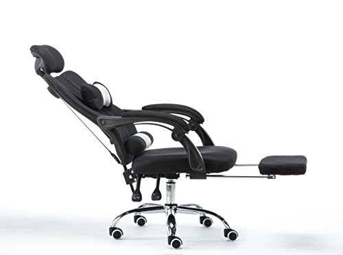Emall Life High Back Ergonomic Mesh Swivel Office Chair with Footrest
Multi-positions Flexible and Adjustable Desk Chair Black
