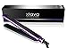 xtava Dolce Flat Iron - Professional Salon Hair Straightener 1 Inch with Ceramic Tourmaline Plates for Best Salon Results - Dual Voltage Auto Shut Off Digital Temperature Control Travel Case