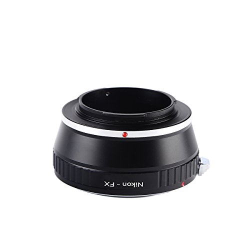 Adapter To Convert Nikon F-Mount Lens To Fujifilm X-Mount For Fuji X-Pro1, X-Pro2, X-E1, X-E2, X-E2S, X-M1, X-A1, X-A2, X-A3, X-A10, X-T1, X-T2, X-T10, X-T20 Mirrorless Digital Camera