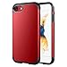 iPhone 7 Case, LUVVITT [Ultra Armor] Shock Absorbing Case Best Heavy Duty Dual Layer Tough Cover for Apple iPhone 7 - Red