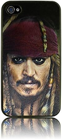 Iphone 4/4S premium 3D cover, case, moving picture, graphic, plastic, elegant (Pirate (black))