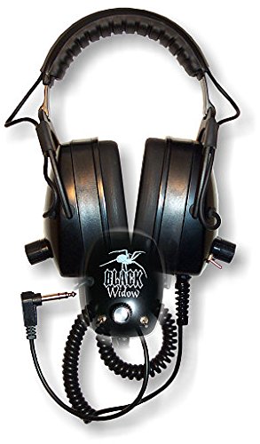 DetectorPro Black Widow Metal Detector Headphones