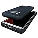 Galaxy S8 Case, OEAGO Samsung Galaxy S8 Case [Card Slot] [Brushed Texture] Heavy Duty Hybrid Dual Layer Wallet Case Cover Shell with Kickstand for Samsung Galaxy S8 - Navy Blue