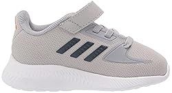adidas Kids Runfalcon 2.0 Running Shoe, Grey/Crew