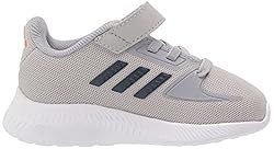 adidas Baby Runfalcon 2.0 Running Shoe, Grey/Crew