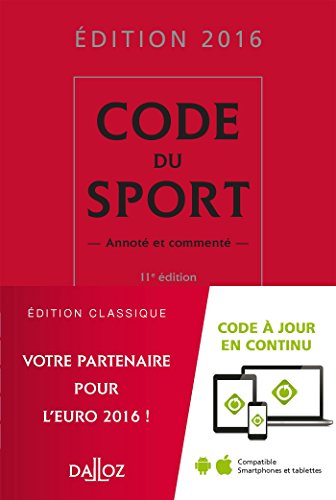 Code du sport 2016