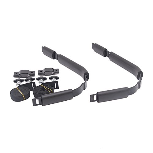 Kayak Canoe SUP Racks Roof Rack Set 2 J-Racks Top Frame Carrier Holder Fits Vehicle Truck Cross Bar