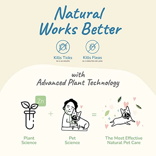 kin+kind Flea and Tick Spray for Dogs Flea Spray for Home/Outdoor Use