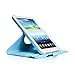 Galaxy Tab 3 7.0 Case,Flying Horse Tablet Case Cover SM-T210R/SM-T210R/7-Inch P3200(Luxury 360 Rotating PU Leather/Smart Cover Wake/Sleep Function) (Sky Blue)