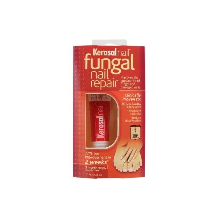 Kerasal Nail Renewal, Restores Appearance of Discolored or Damaged Nails, 0.33 fl oz