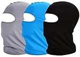 MAYOUTH Summer Balaclava Sun Dust Face Mask Scarf Full Face Cover Neck Gaitrer Breathable Thin Elastic Fabric for Outdoor Sports Work Fishing Hiking Cycling 3pack Gift