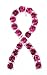 Breast Cancer Awareness Pink Crystal Ribbon Tac Pin