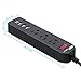 FlePow 1250W/10A 3-Outlet Power Strip with 3 USB Charging Ports