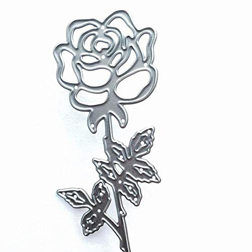 image for gootrades Die Cuts for Card Making,Rose Flower Metal Die Cuts Embossin