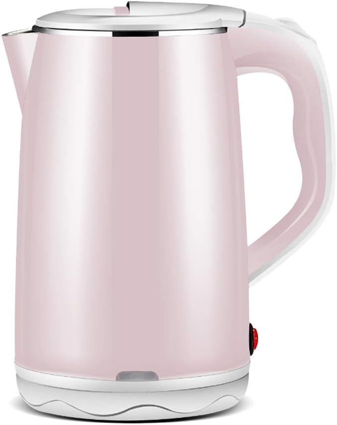 YEXIN Electric Kettle Home Constant Temperature Kettle 304 Stainless Steel Insulation One Boiling Water Automatic Power Off Double Anti-scalding 1.8L (color : Pink)
