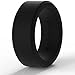 BEST SILICONE WEDDING RING FOR MEN (Black) 
