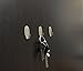 OX Adhesive Hooks, Gear Heavy Duty Stainless Steel Wall Hooks Perfect Stick on Hooks for Jewelry organizing, hat Hooks, Coat Hook, Home Kitchen Bathroom Shower Dorm Room Organizer! (6, Small)