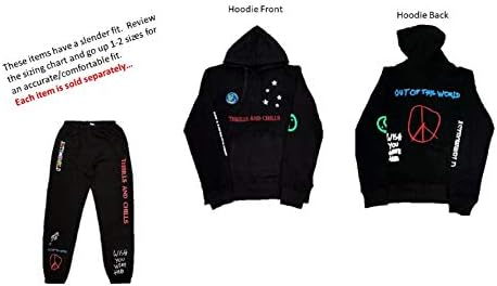 Tresbon Products Travis Scott Astroworld Hoodie or Jogger Sweatpants Streetwear Set - Men Women Boys Girls Tracksuit